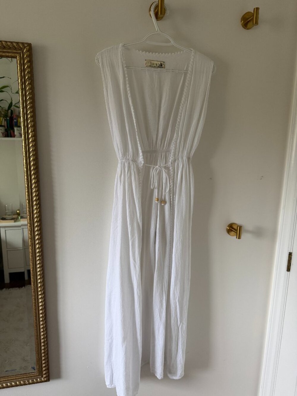 Peruvian cotton beach cover up